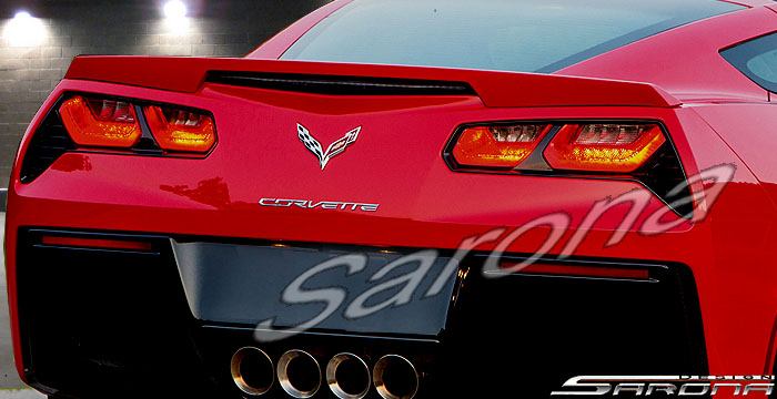 Custom Chevy Corvette  Coupe Trunk Wing (2014 - 2015) - $259.00 (Part #CH-037-TW)